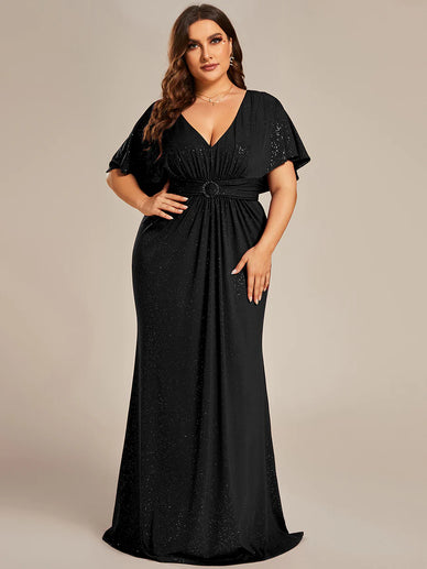 Plus size dresses orders formal black