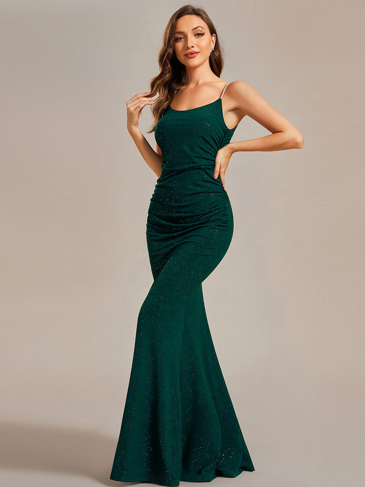 Mermaid Spaghettie Straps Evening Dresses - CALABRO®