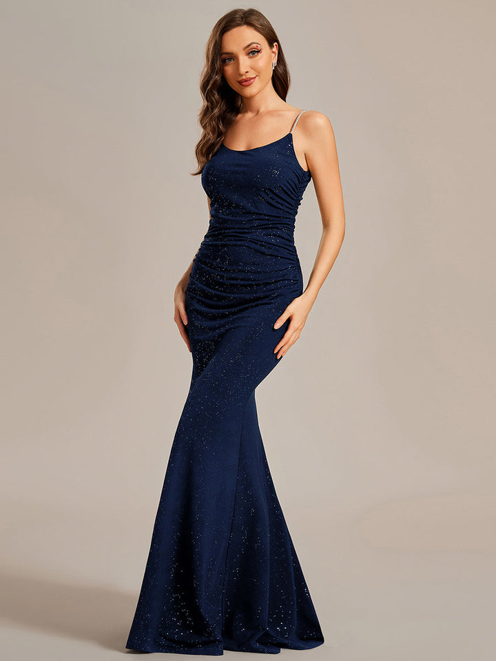 Mermaid Spaghettie Straps Evening Dresses - CALABRO®