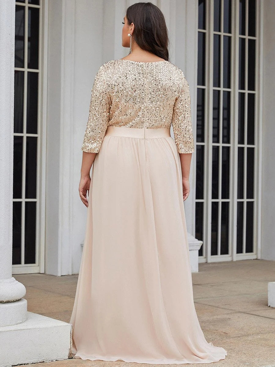 Long Tulle & Sequin Evening Dresses for Mother of the Bride