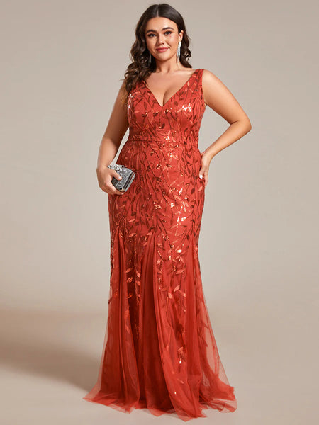 Classic Fishtail Sequin Evening Dresses for Women