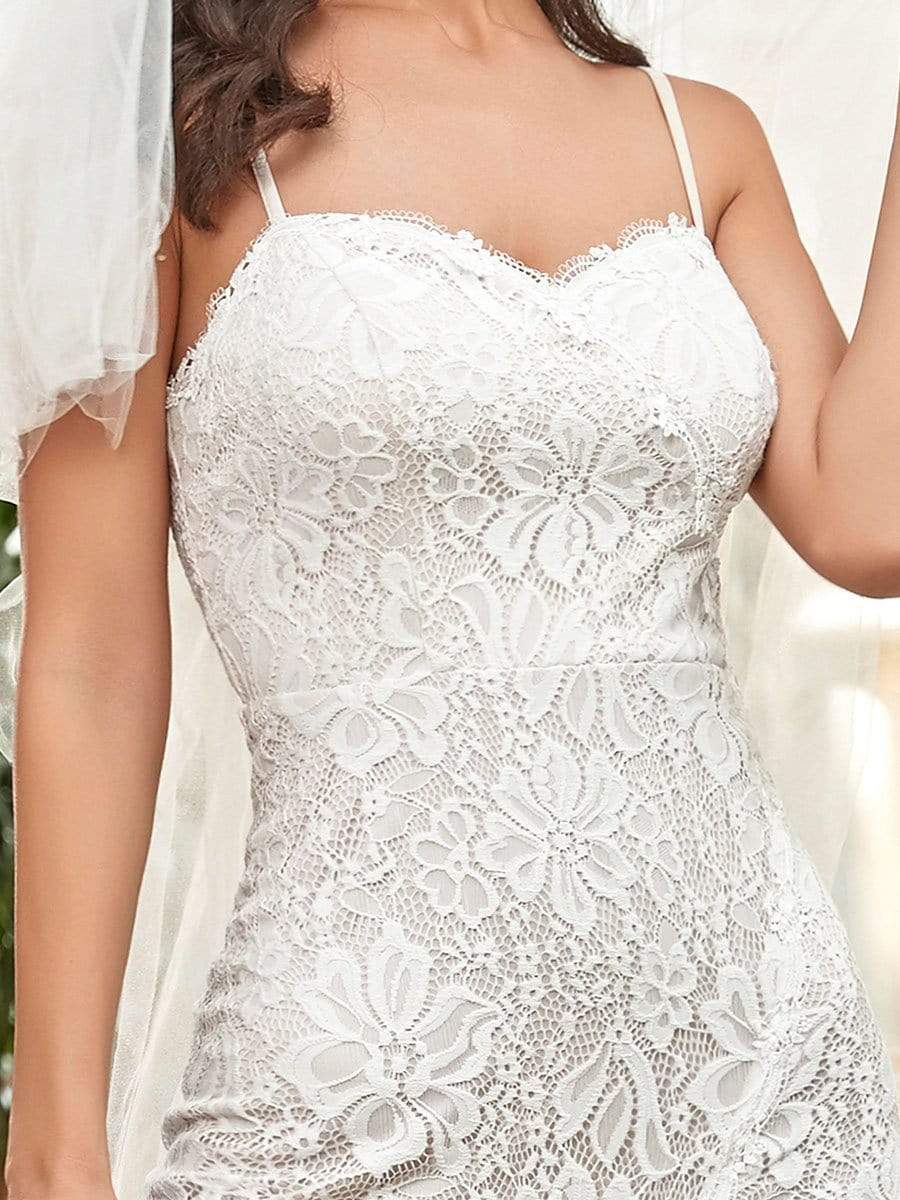 Sweetheart Neckline Mermaid Lace Bridal Dress - CALABRO®