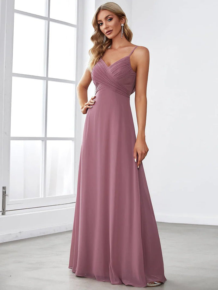 Cowl Back Sweetheart Neckline Evening Dress - CALABRO®