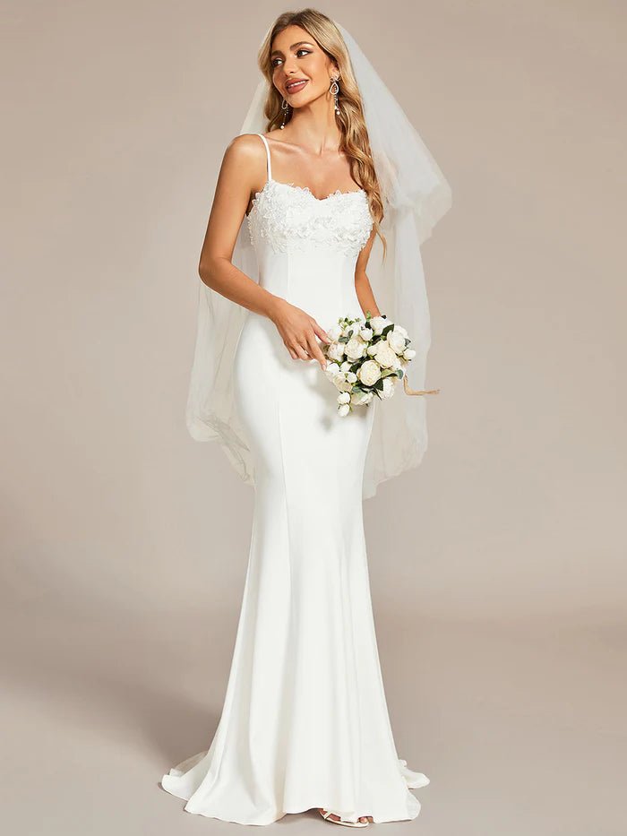 Gorgeous Mermaid Spaghetti Straps Wedding Dresses - CALABRO®