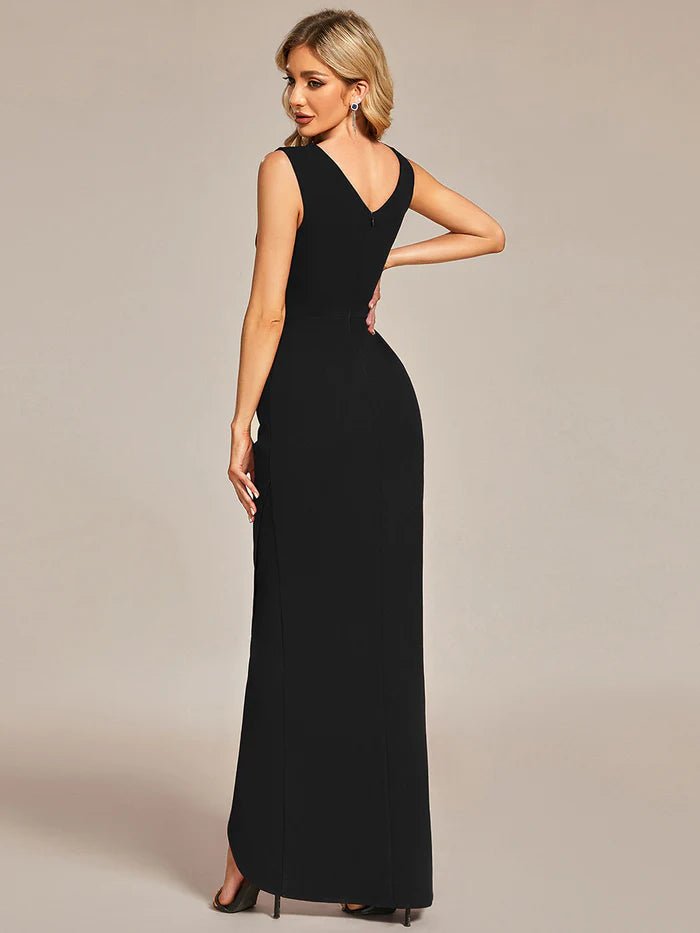 Hot Mermaid Split Pleated Evening Dress - CALABRO®