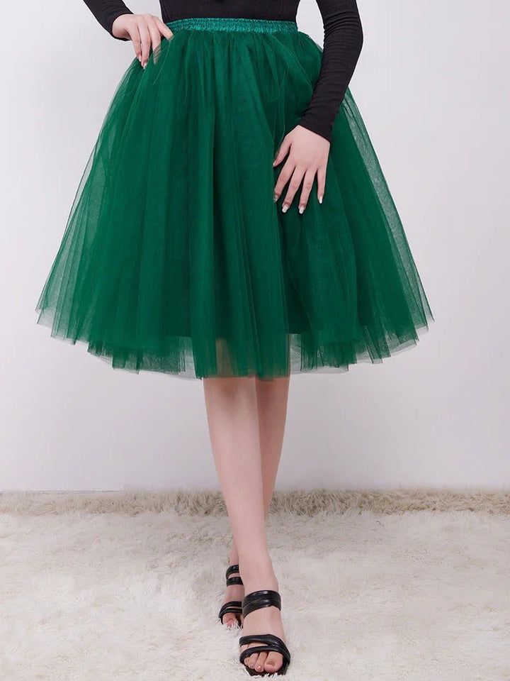 Knee-Length Tulle TUTU Dress Under Skirt - CALABRO®