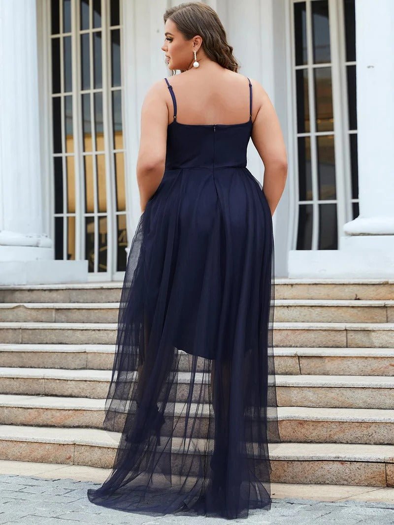 Plus Size High Low Prom Dresses With Spaghetti Straps - CALABRO®