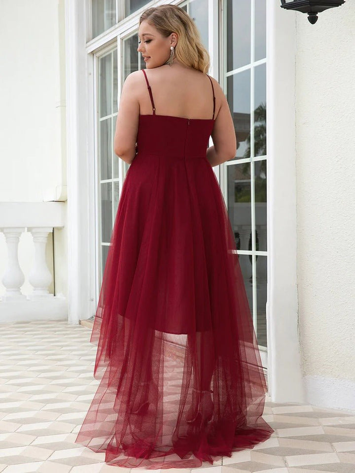 Plus Size High Low Prom Dresses With Spaghetti Straps - CALABRO®