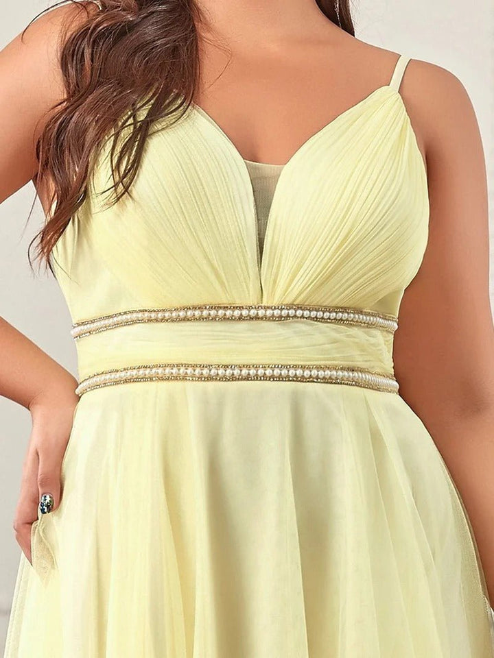 Plus Size High Low Prom Dresses With Spaghetti Straps - CALABRO®