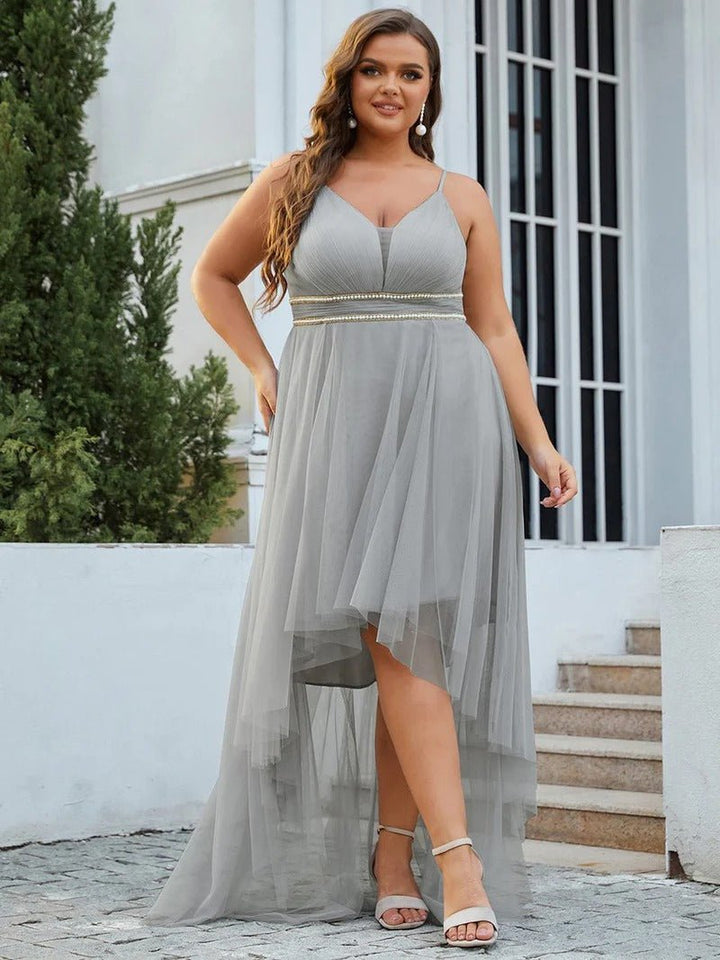 Plus Size High Low Prom Dresses With Spaghetti Straps - CALABRO®